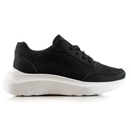 TRENDI Black Sport Shoes Sneakers TRENDI Black Sport Shoes Sneakers