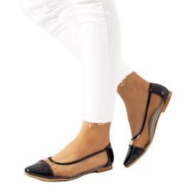 Black transparent Pastella ballerinas Black transparent Pastella ballerinas