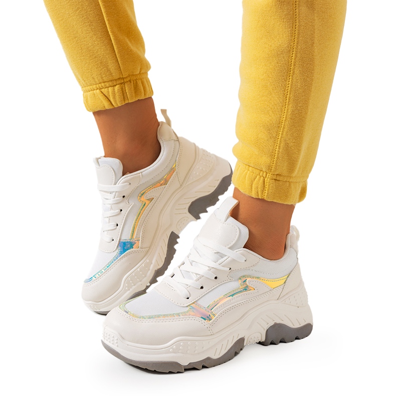 Beige Gossett sneakers white