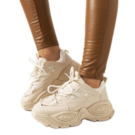 Beige women's Tammie sneakers