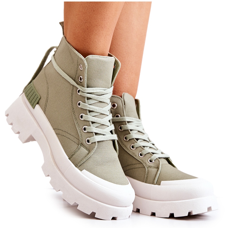 PS1 Faithfull Green Tied Boots