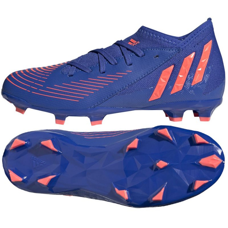 Adidas Predator Edge.3 Fg Jr GW2361 football boots blue blue