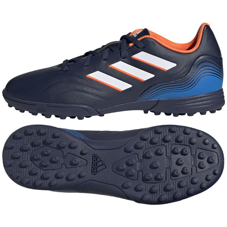 Adidas Copa Sense.3 Tf Jr GW7401 football boots multicolored blues and navy blue