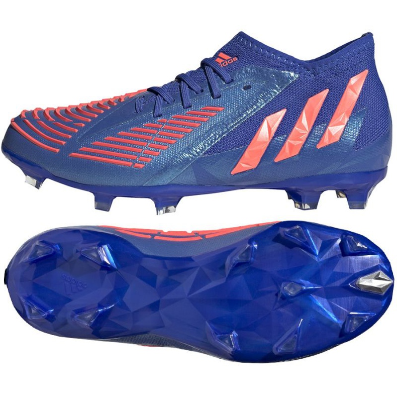 Adidas Predator Edge.1 Fg Jr GW2363 football boots blue blue