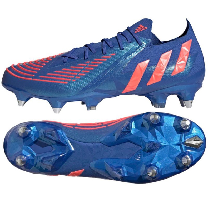 Adidas Predator Edge.1 L Sg M H02973 football boots blue blue Adidas Predator Edge.1 L Sg M H02973 football boots blue blue