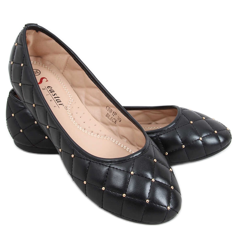 Mesto Black ballerinas
