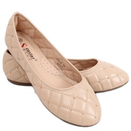 Mesto Khaki ballerinas beige