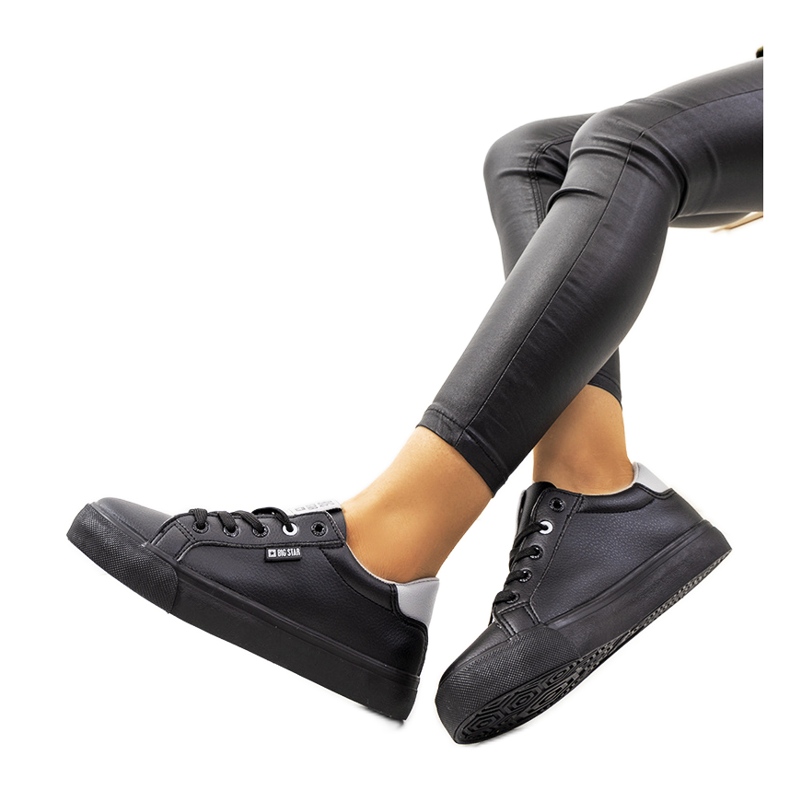 Women's black sneakers Big Star EE274314 Women's black sneakers Big Star EE274314