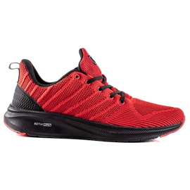 Men's sports shoes DK black red