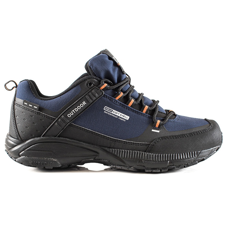 Men's Trekking Shoes DK black navy blue