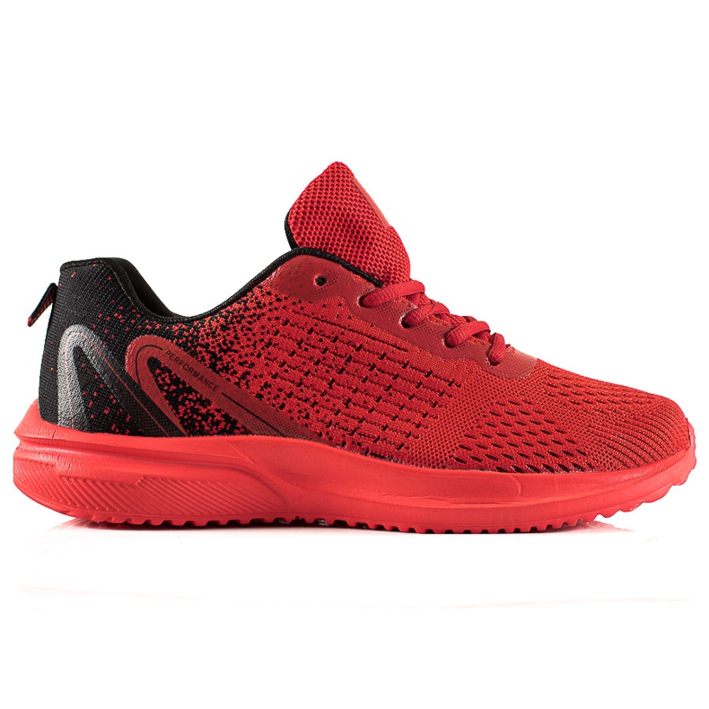 TRENDI Men's Performance Sport Shoes black red TRENDI Men's Performance Sport Shoes black red