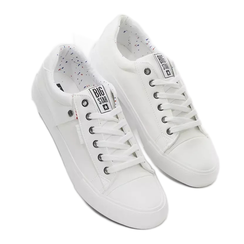 Men's white sneakers Big Star GG174028