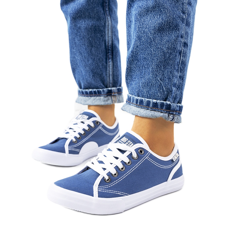 Big Star Navy blue women's sneakers 274834