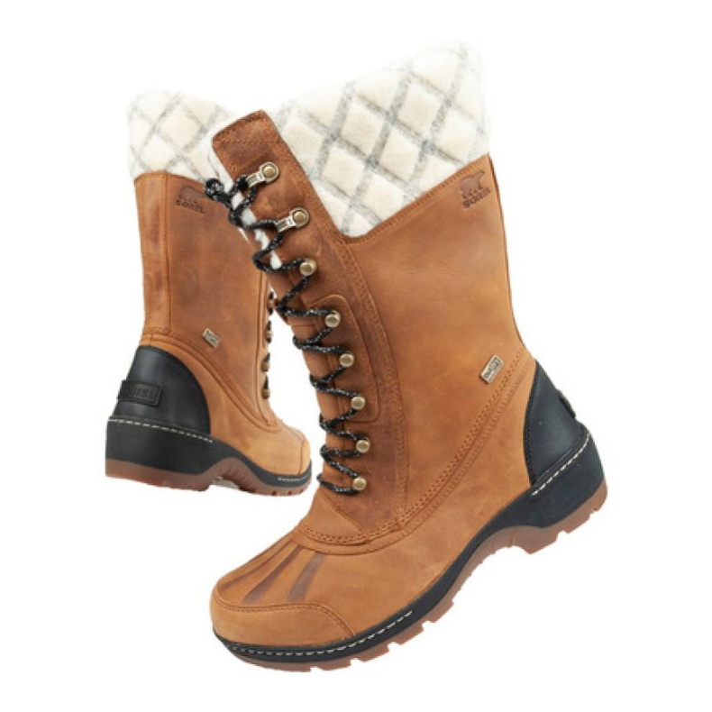 Sorel W NL2984-224 winter shoes brown