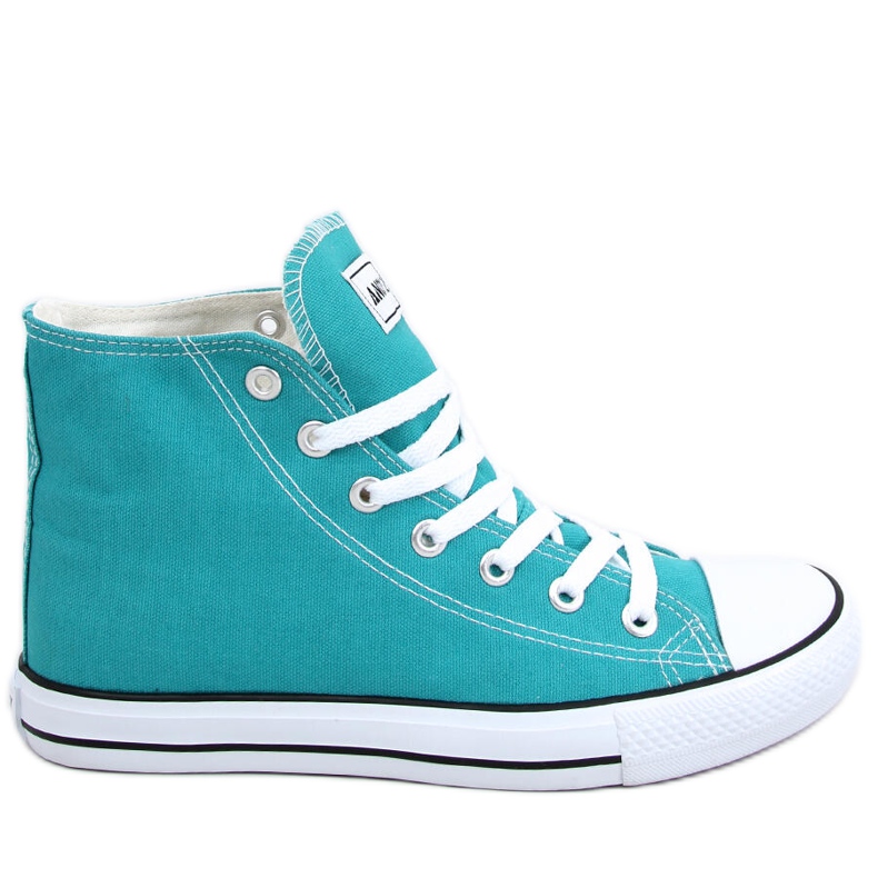 Ingi Turquise high-top sneakers blue