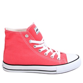 Ingi Silver Red ankle-high sneakers pink