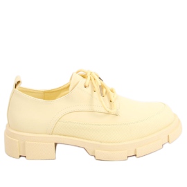High-soled shoes Unna Yellow