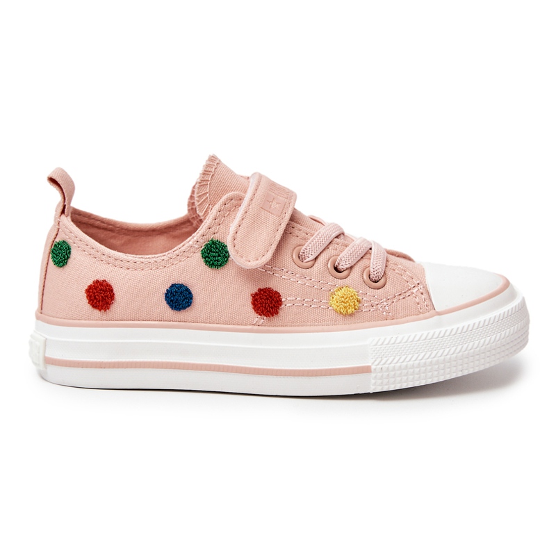 Children's Sneakers With Velcro Big Star JJ374054 Pink