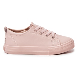 Leather Sneakers Big Star JJ374022 Nude pink