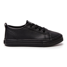 Leather Sneakers Big Star JJ374025 Black Leather Sneakers Big Star JJ374025 Black