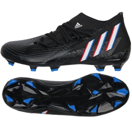 Adidas Predator Edge.3 Fg M GV9856 football boots black black Adidas Predator Edge.3 Fg M GV9856 football boots black black