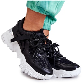 FB2 Black Your Style Sneakers On A Massive Sole FB2 Black Your Style Sneakers On A Massive Sole