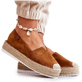 FB2 Camel Lesley Suede Slip On Espadrilles brown FB2 Camel Lesley Suede Slip On Espadrilles brown