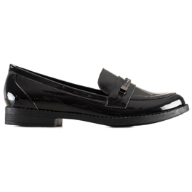 TRENDI Elegant lacquered shoes black
