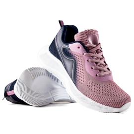 TRENDI Stylish sports sneakers purple pink