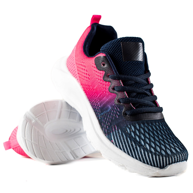 TRENDI Fashionable Sports Shoes navy blue blue pink TRENDI Fashionable Sports Shoes navy blue blue pink