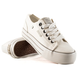 Women's Big Star Sneakers HH274052 white Women's Big Star Sneakers HH274052 white