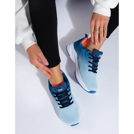 Light DK sports shoes blue