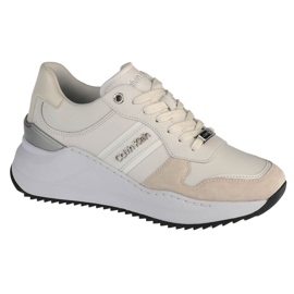 Calvin Klein Rylie Lace Up W HW0HW00632-0K4 beige white Calvin Klein Rylie Lace Up W HW0HW00632-0K4 beige white