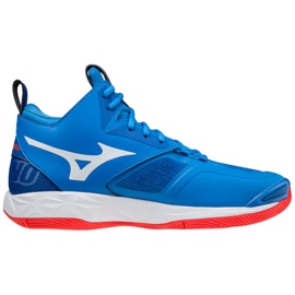 Mizuno Wave Momentum 2 Mid M V1GA211724 volleyball shoes blue blue