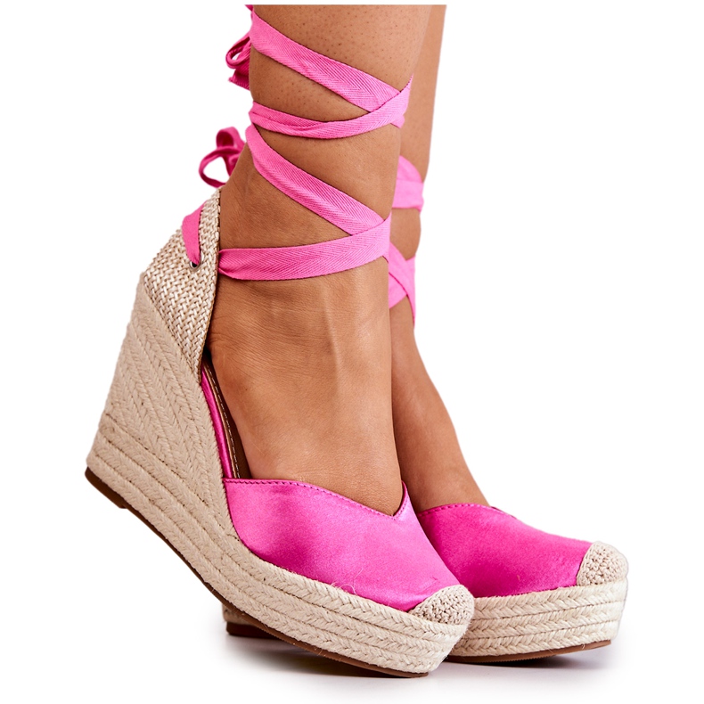 FS1 Espadrilles, Sandals On Wedges Pink Terrific beige FS1 Espadrilles, Sandals On Wedges Pink Terrific beige