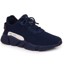 Textile sports shoes Big Star W JJ274274 navy blue Textile sports shoes Big Star W JJ274274 navy blue