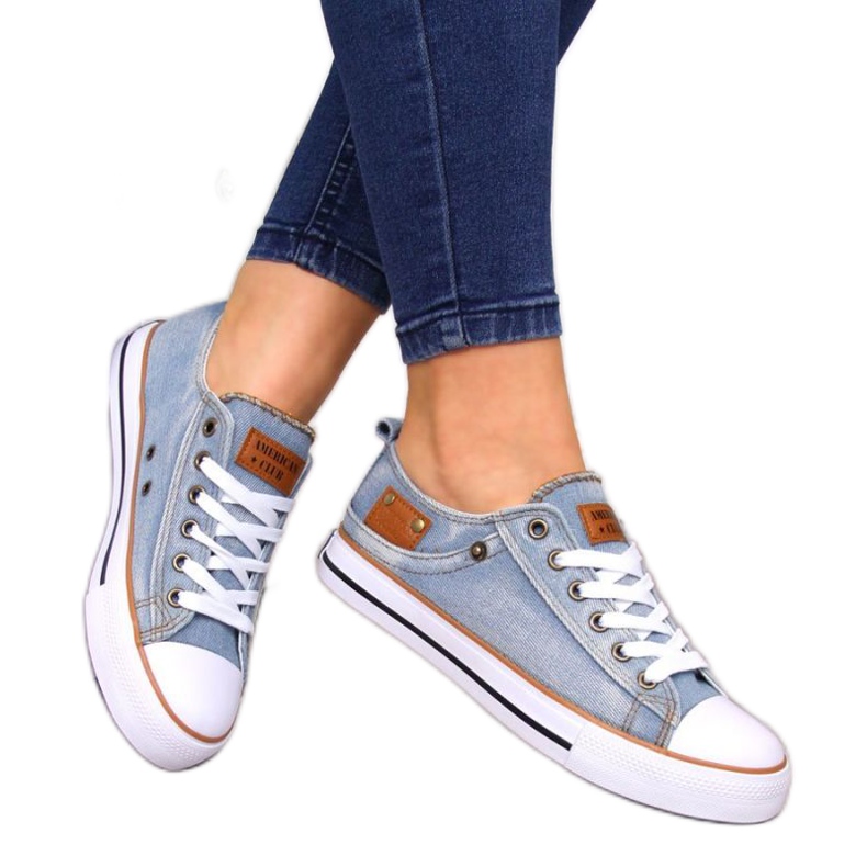 American Club W AM653B denim sneakers blue