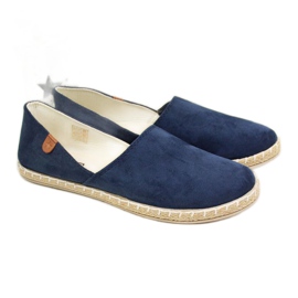 Espadrilles with cutouts. News W EVE270C navy blue