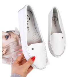 Leather Loafers Filippo W PAW201A white