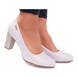 Women's Pumps Sergio Leone PB130 Beige Pearl Amber Women's Pumps Sergio Leone PB130 Beige Pearl Amber