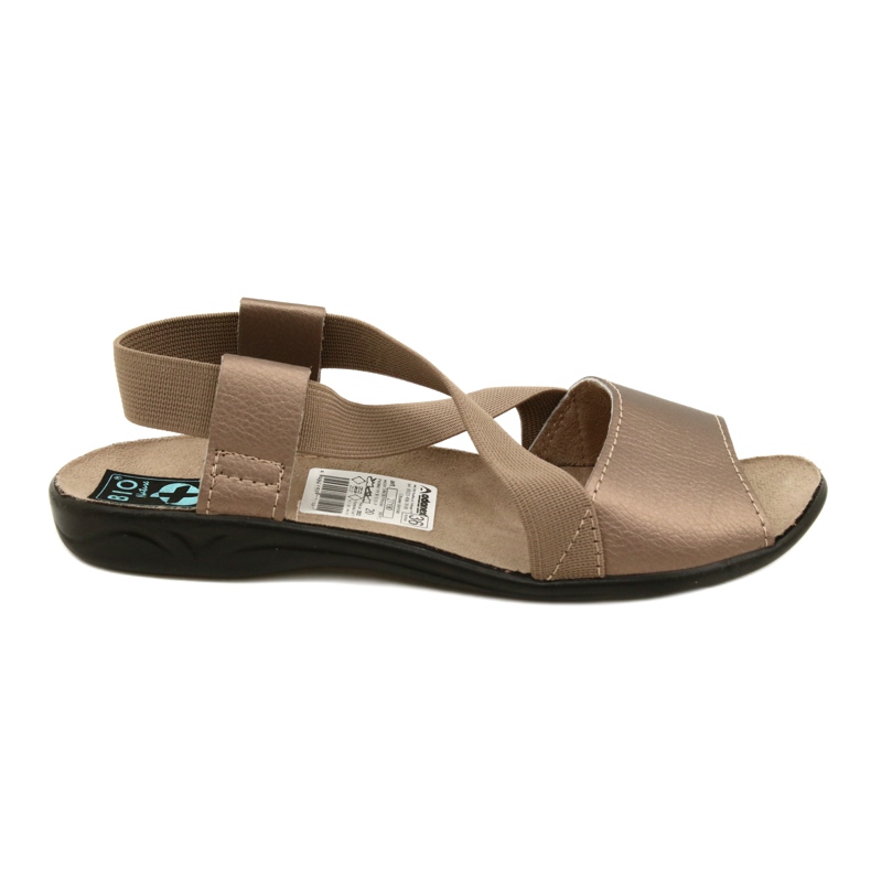 Comfortable women's sandals Adanex SAK36 27190 brown