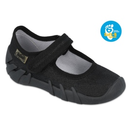 Befado children's speedy black shoes 109P227