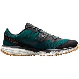 Nike Juniper Trail M CW3808 302 running shoe black green - KeeShoes