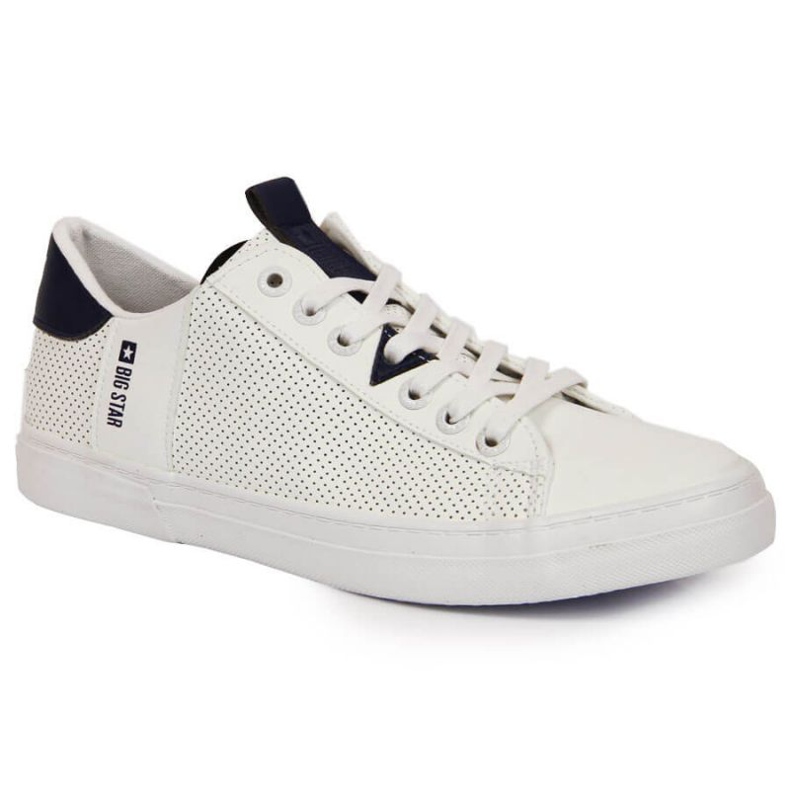 Low-top leatherette Big Star M JJ174226 white