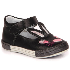 Velcro shoes for bunnies Kornecki Jr 6480 black