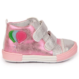 Pink Velcro boots Kornecki Jr 6790
