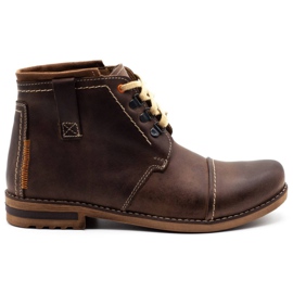 Olivier Men's winter boots snow boots 120 brown