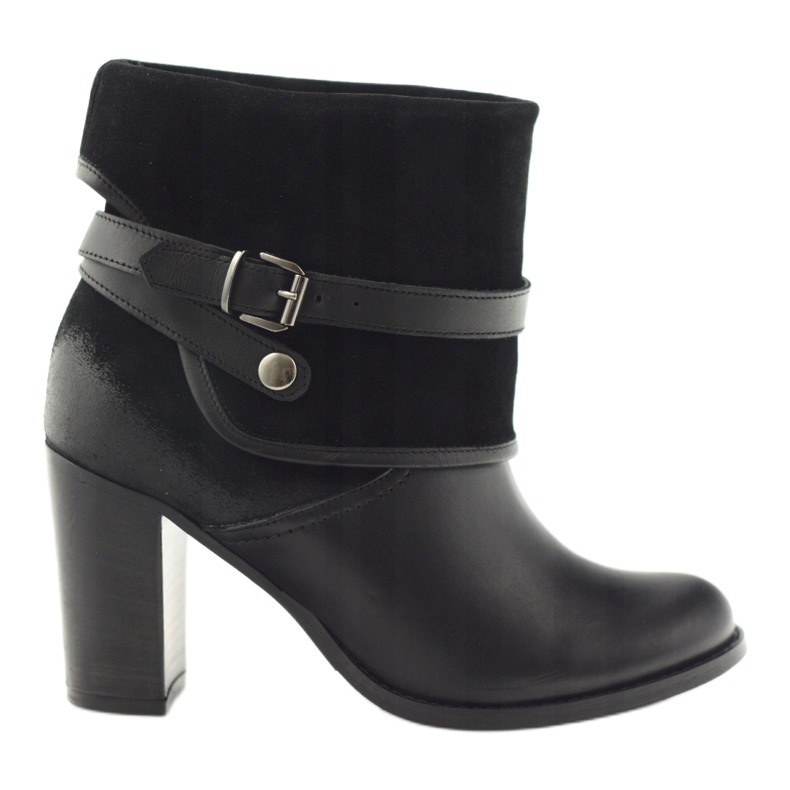 Black classic women's winter boots Edeo 1754 Black classic women's winter boots Edeo 1754
