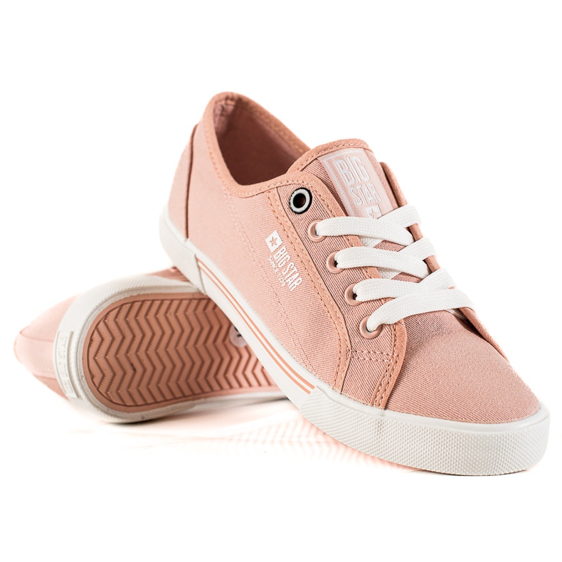Women's Big Star Sneakers HH274060 pink Women's Big Star Sneakers HH274060 pink
