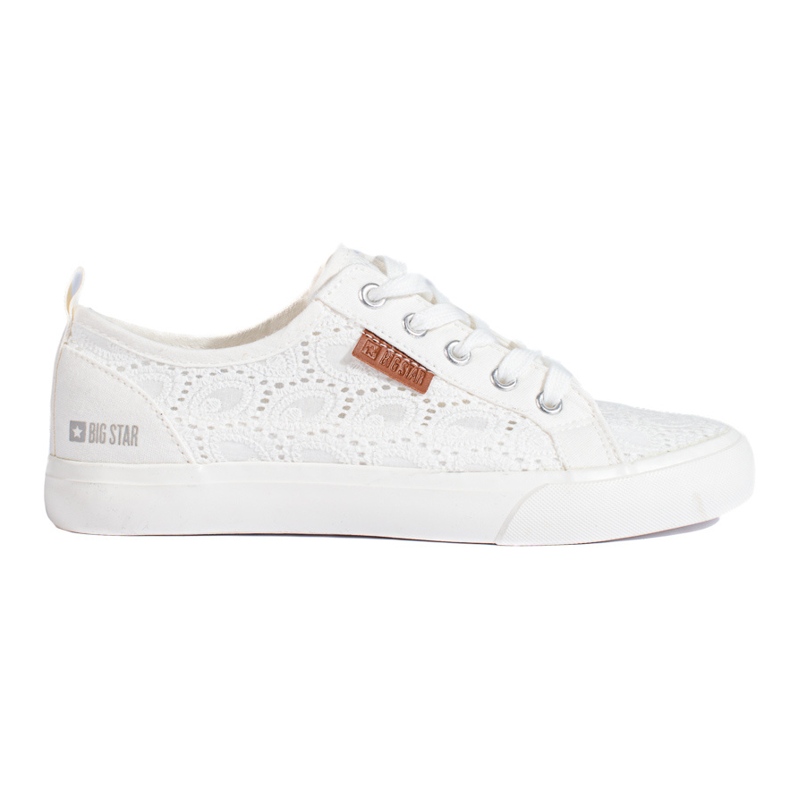 Women's Big Star openwork sneakers W274925 white
